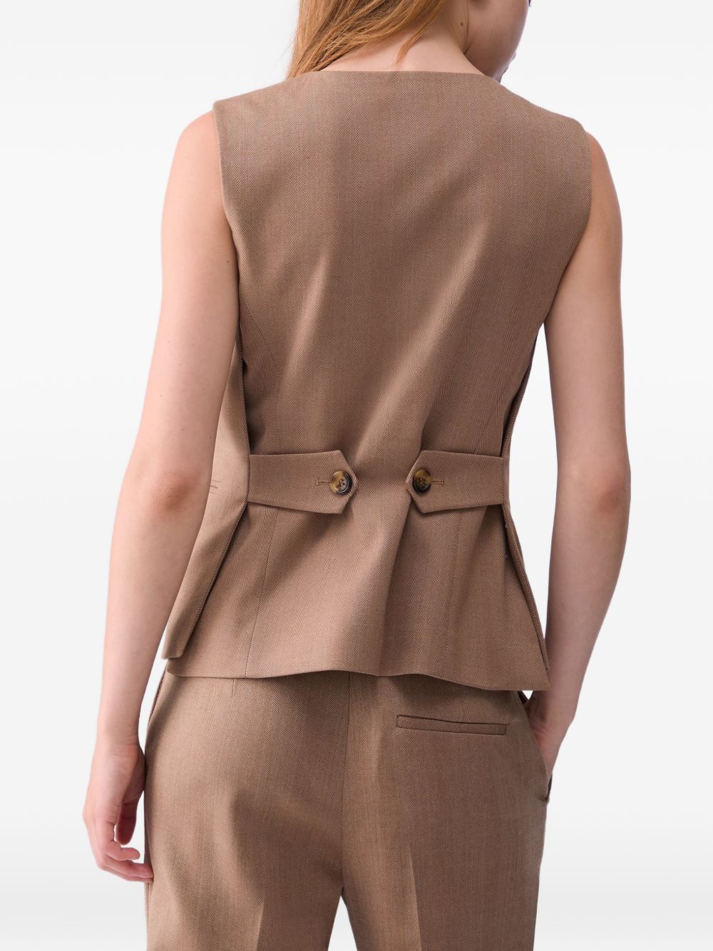 Liu Jo White WF6213T732A gilet camel