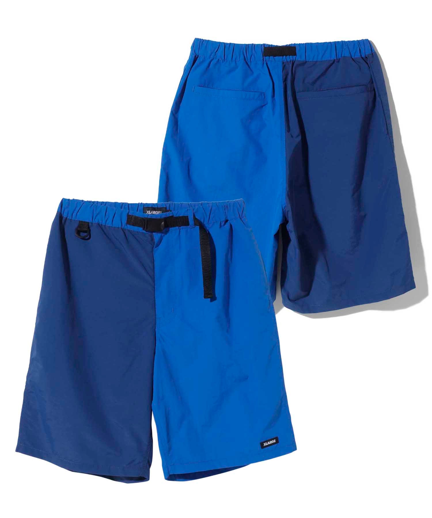 X-Large Panel pantaloncini neri poliestere