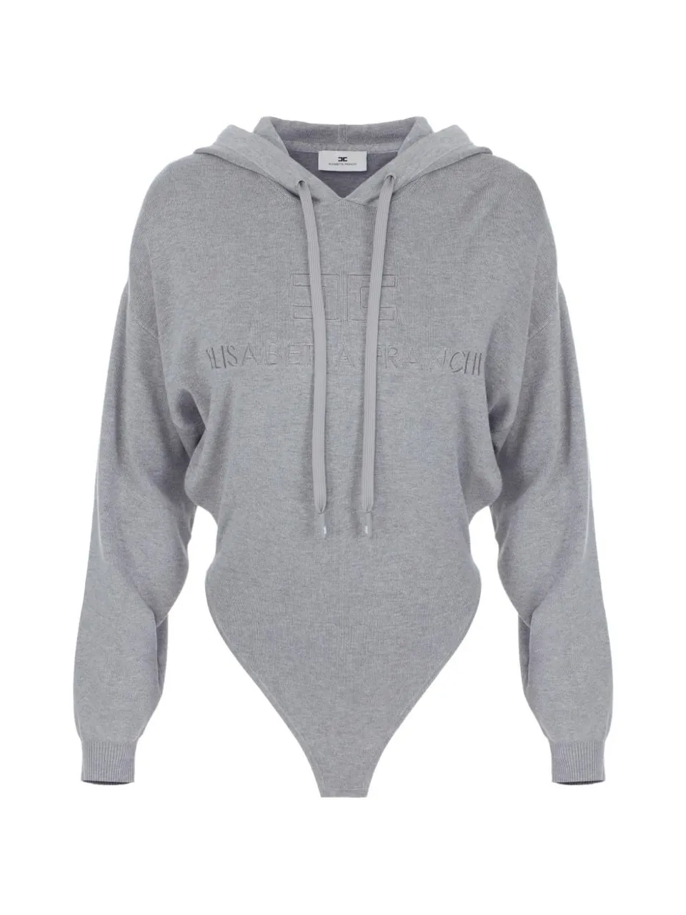 Elisabetta Franchi BK87S66E2 top grigio melange