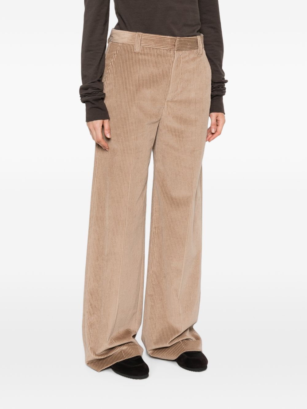 Brunello Cucinelli MA180P8724 pantaloni cappuccino donna
