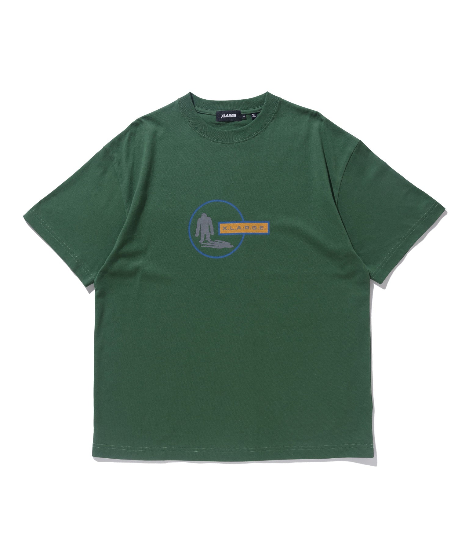 X-Large Uma maglietta maniche corte verde cotone