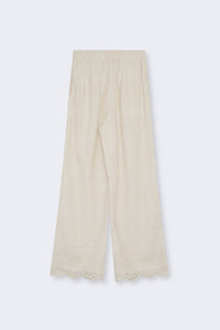 The New Society Jara pantalone donna cotone ecru