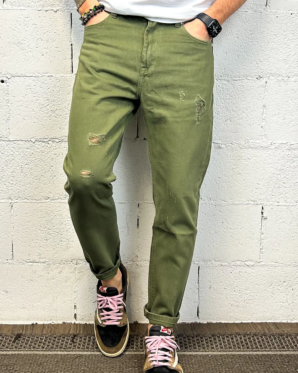 ONLYONE Mike Carrot GIANNI LUPO jeans salvia regolare