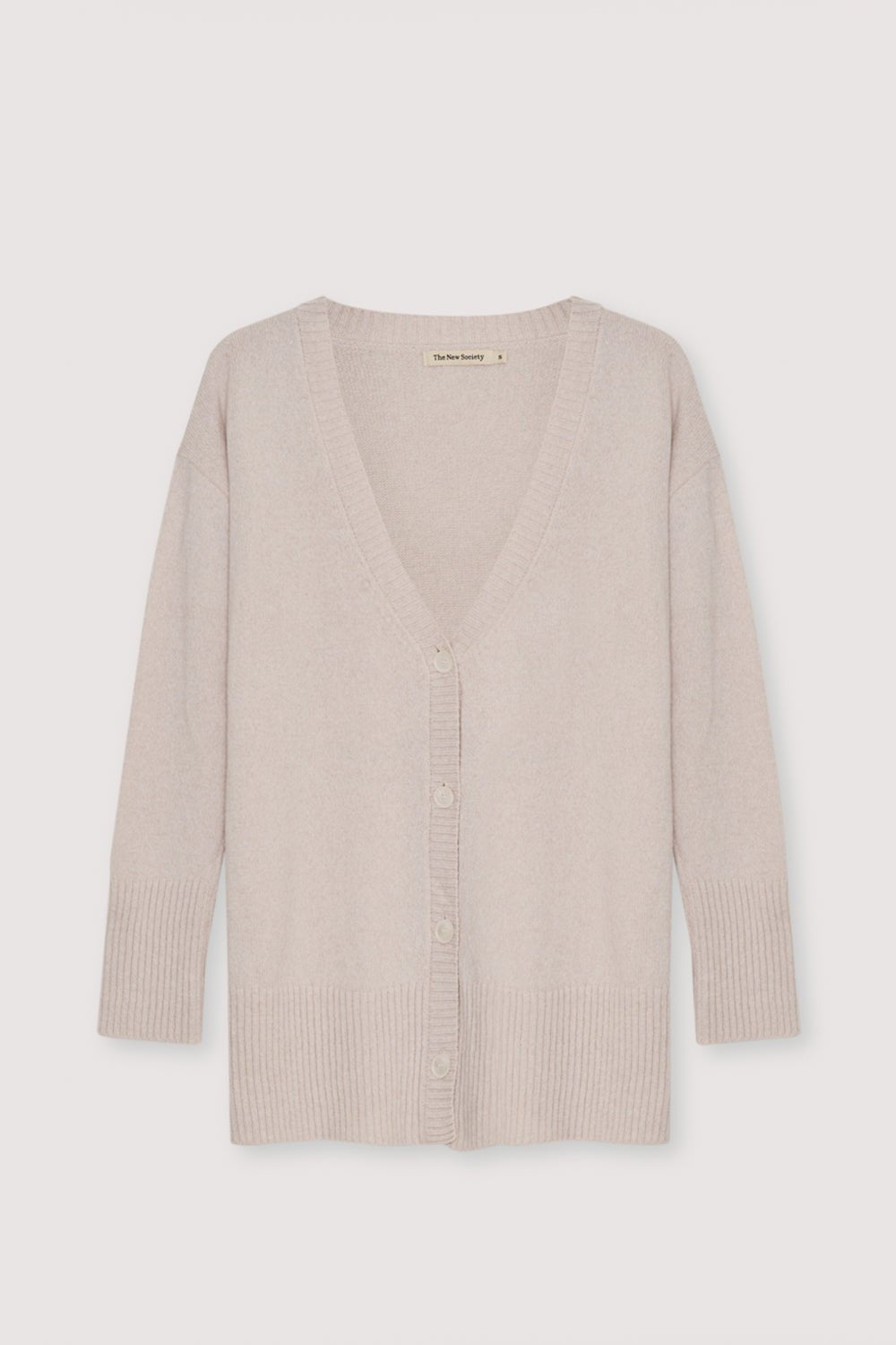 THE NEW SOCIETY Agatha Woman Cardigan cardigan bianco cashmere