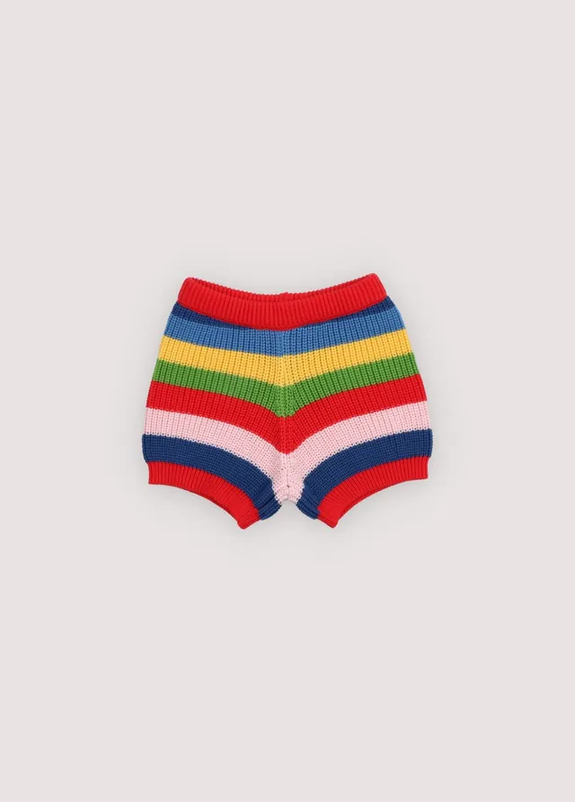 The New Society Canela shorts bimbo cotone righe 6y