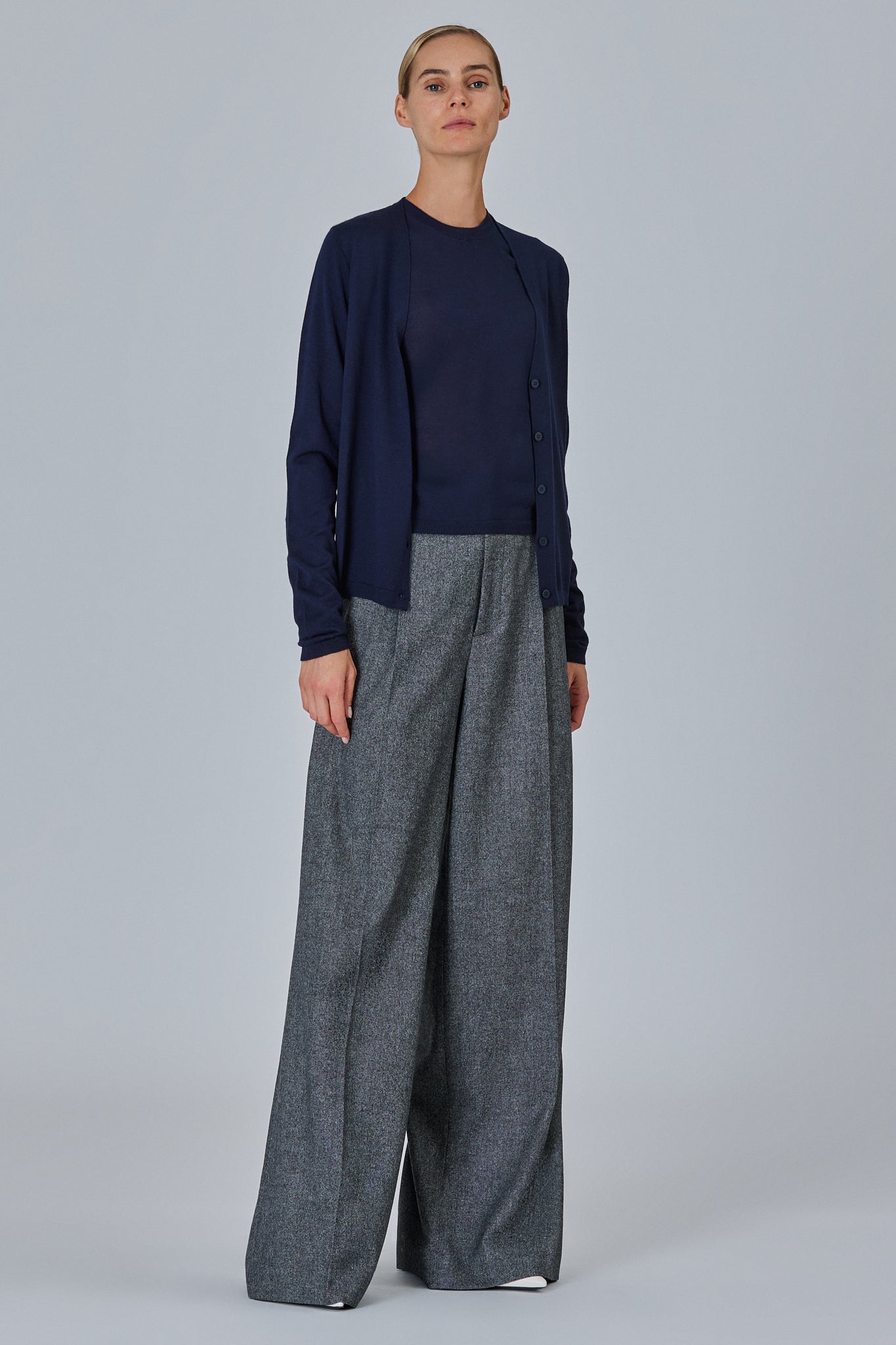 Sa Su Phi Plain Stitch cardigan bottoni leggero