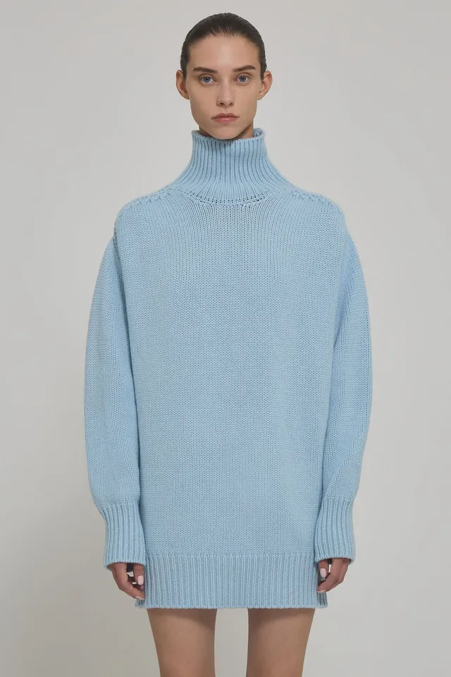 Sa Su Phi Giovanna abito cashmere collo alto 38