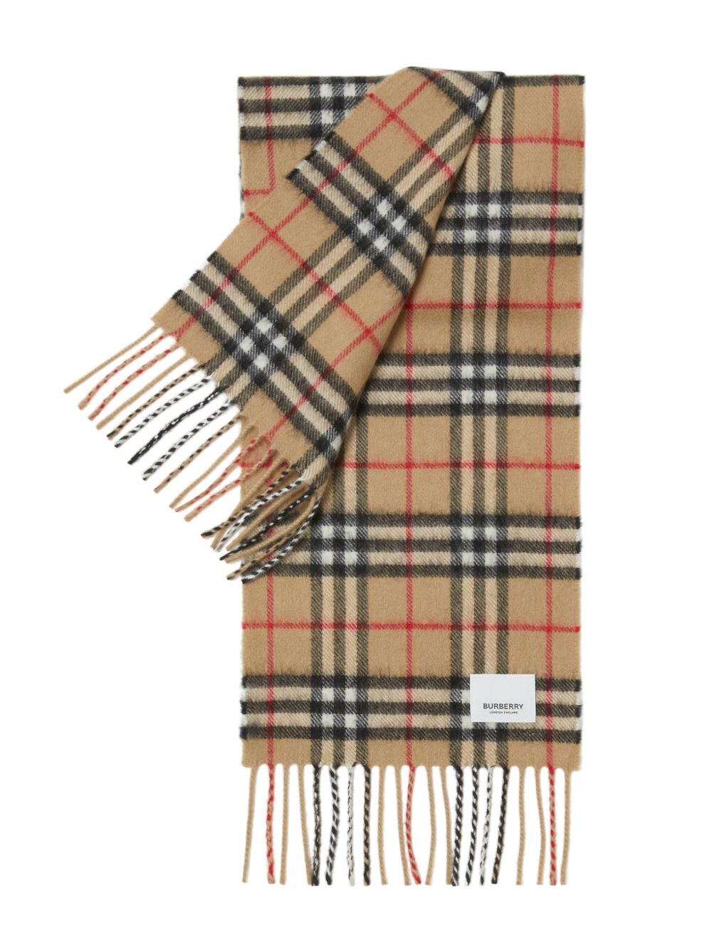 Burberry Kids 8076028 sciarpa archive beige bambina