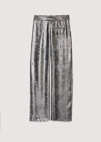The New Society Uxia pantalone donna Silver satinato