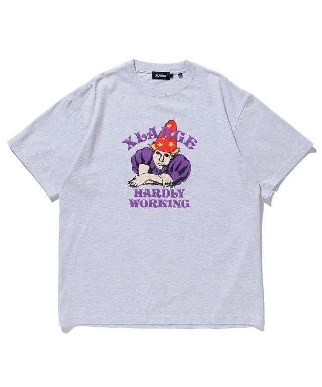 X-Large Hardly Working S/S Tee maglietta cotone stampa frontale