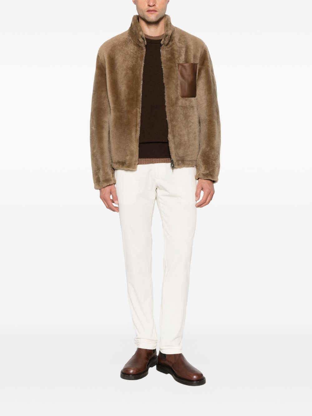 Berwich Morello ELAX pantalone bianco