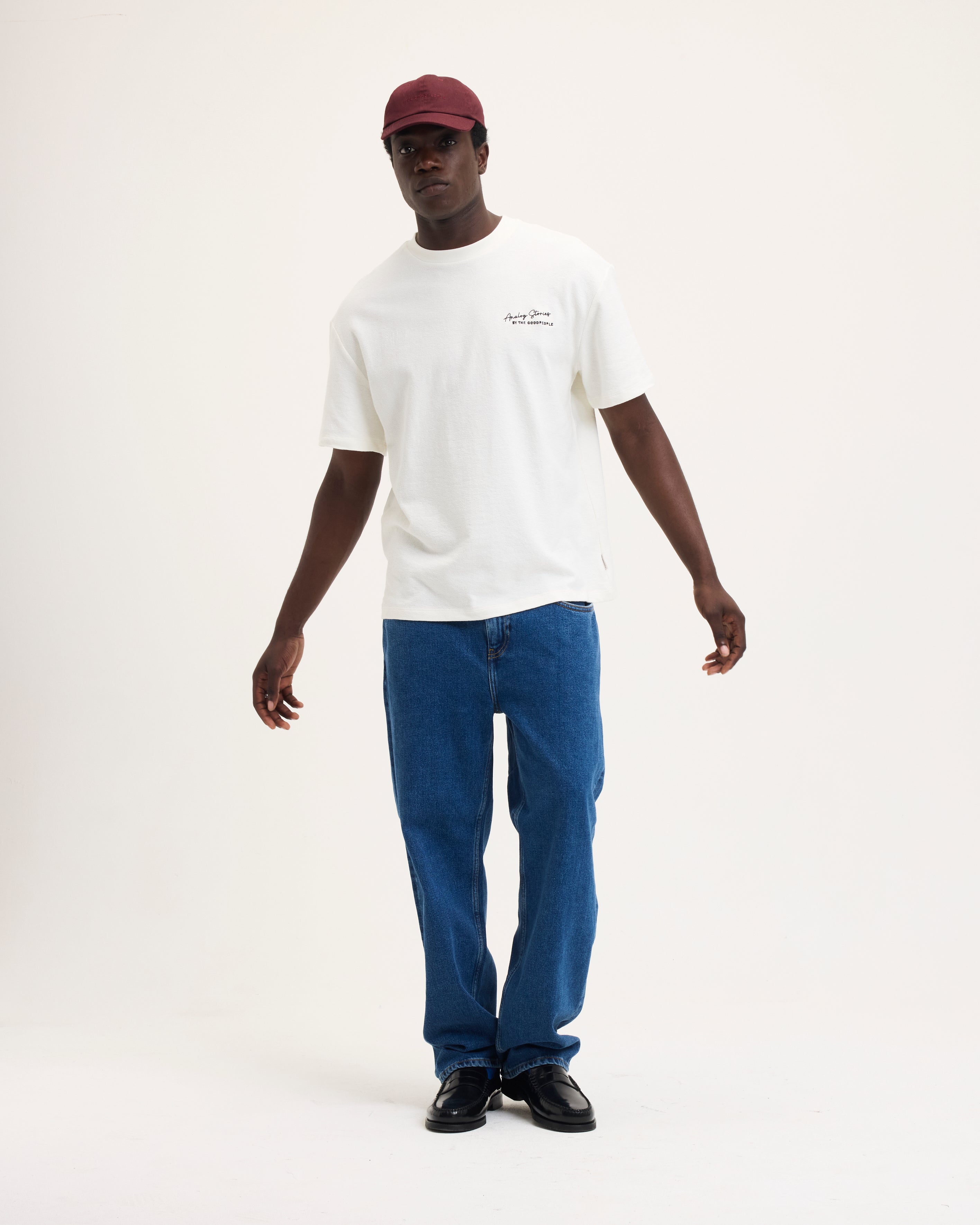 Goodpeople Tcult Embroidery Artwork maglietta off white bio