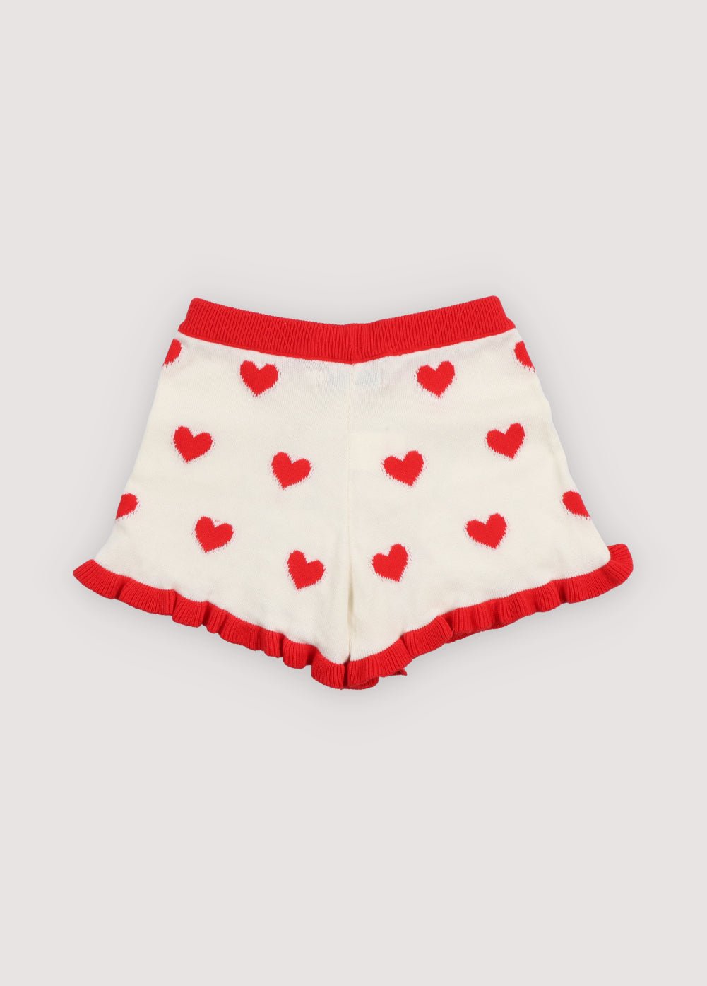 THE NEW SOCIETY Maqui Short pantaloncini Hearts Jacquard