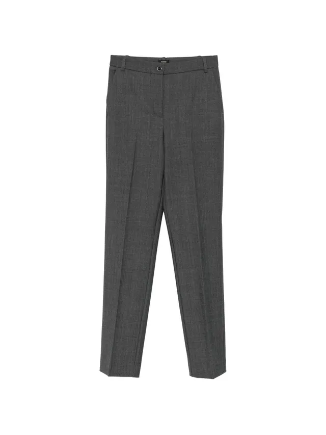 Pinko 107264 pantaloni donna grigio corvo