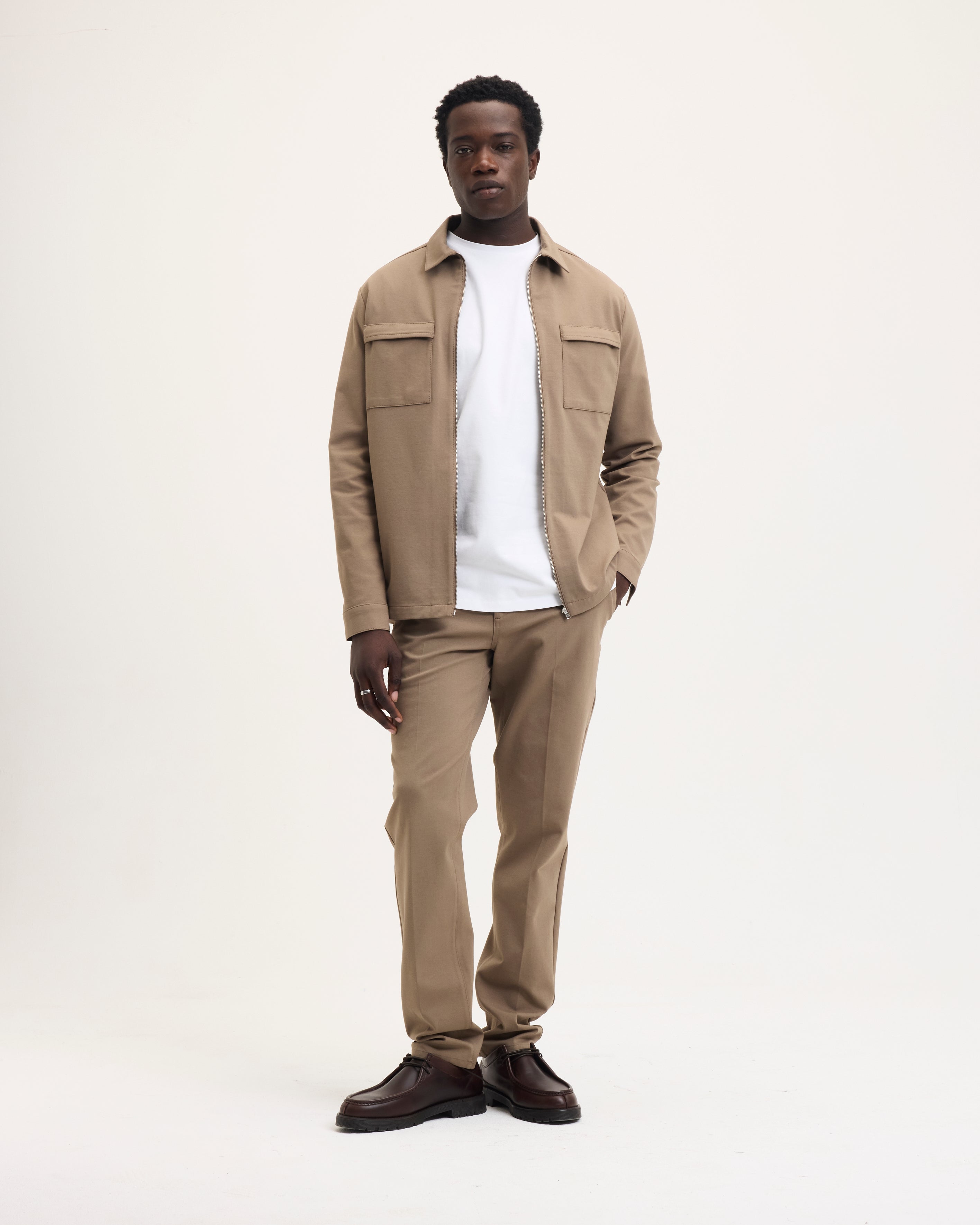Goodpeople Bruno pantaloni mocca slim stretch
