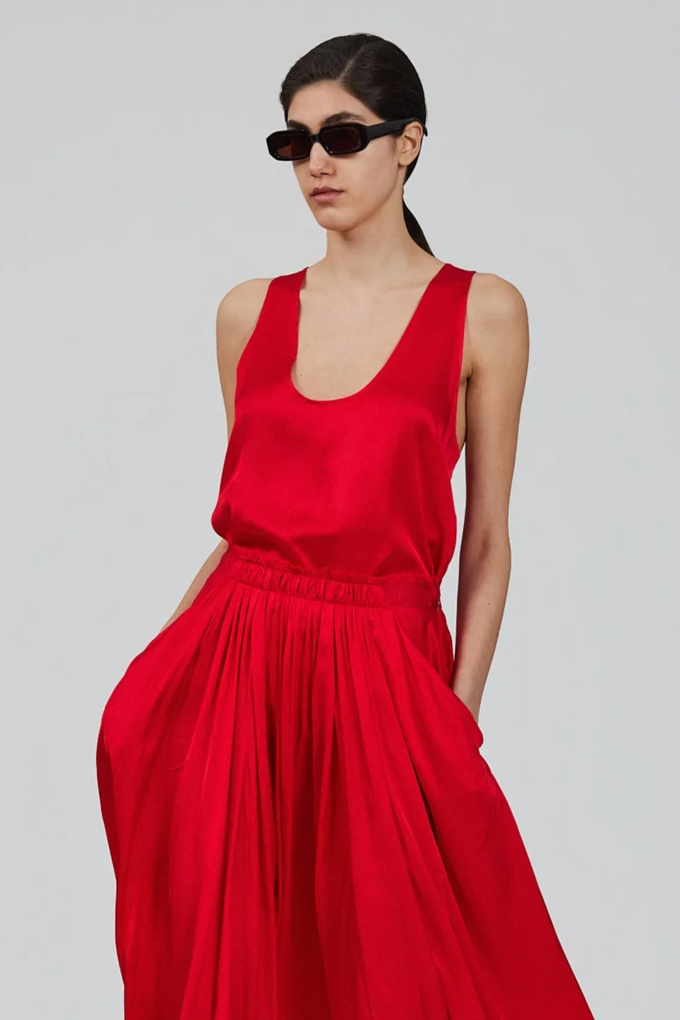 Sa Su Phi Canotta Viscosa Nera Taglia 38 scollo tondo