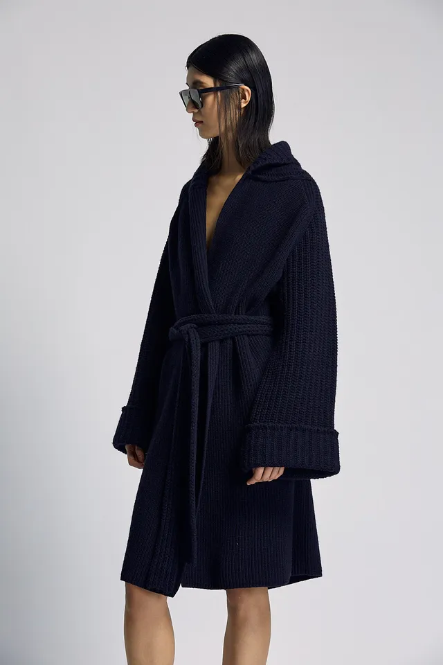 Sa Su Phi Sara cappotto taglia 40 blu navy