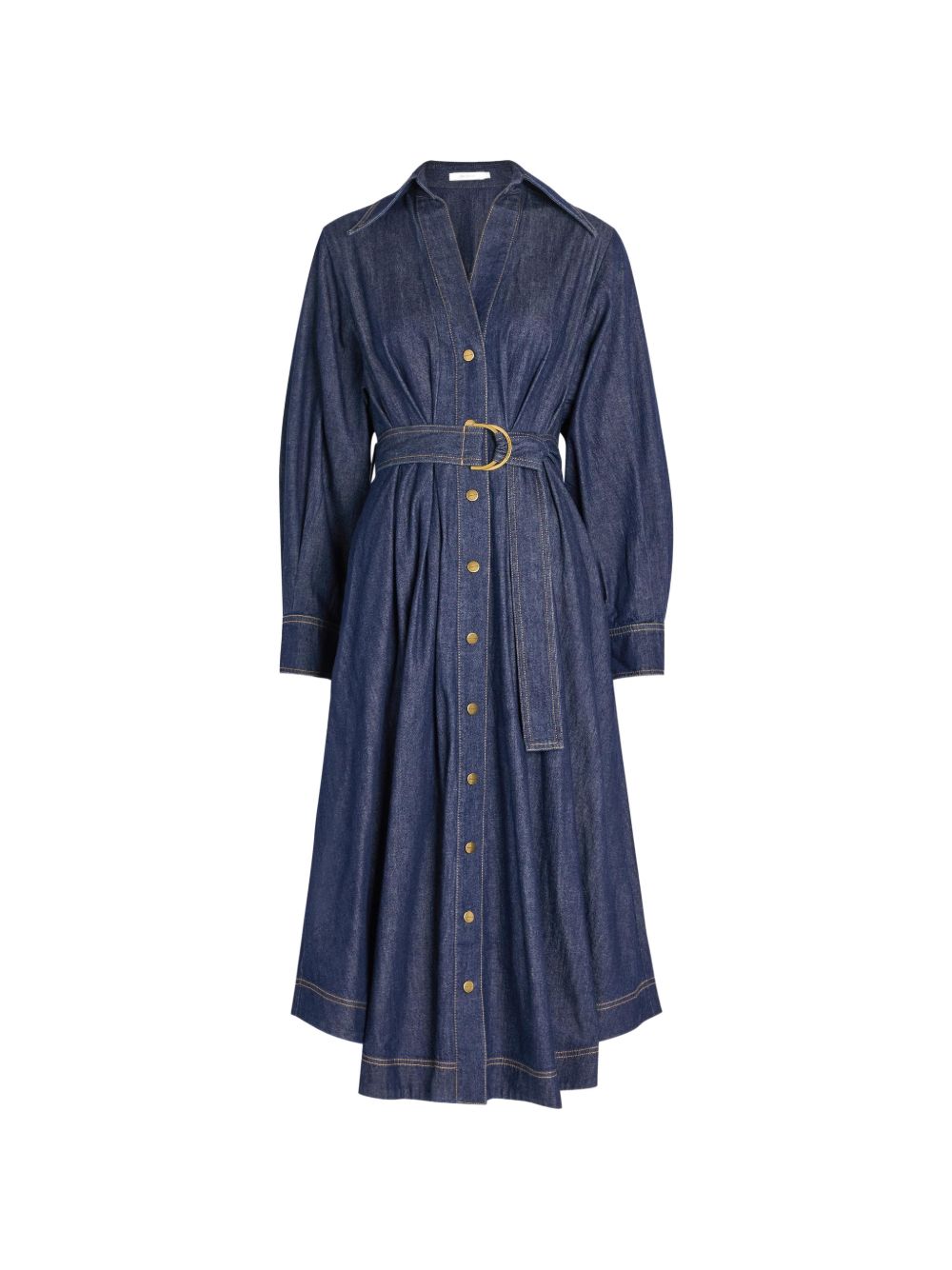 Zimmermann 0521DF26R Abito Lungo Blu Harbour Blue