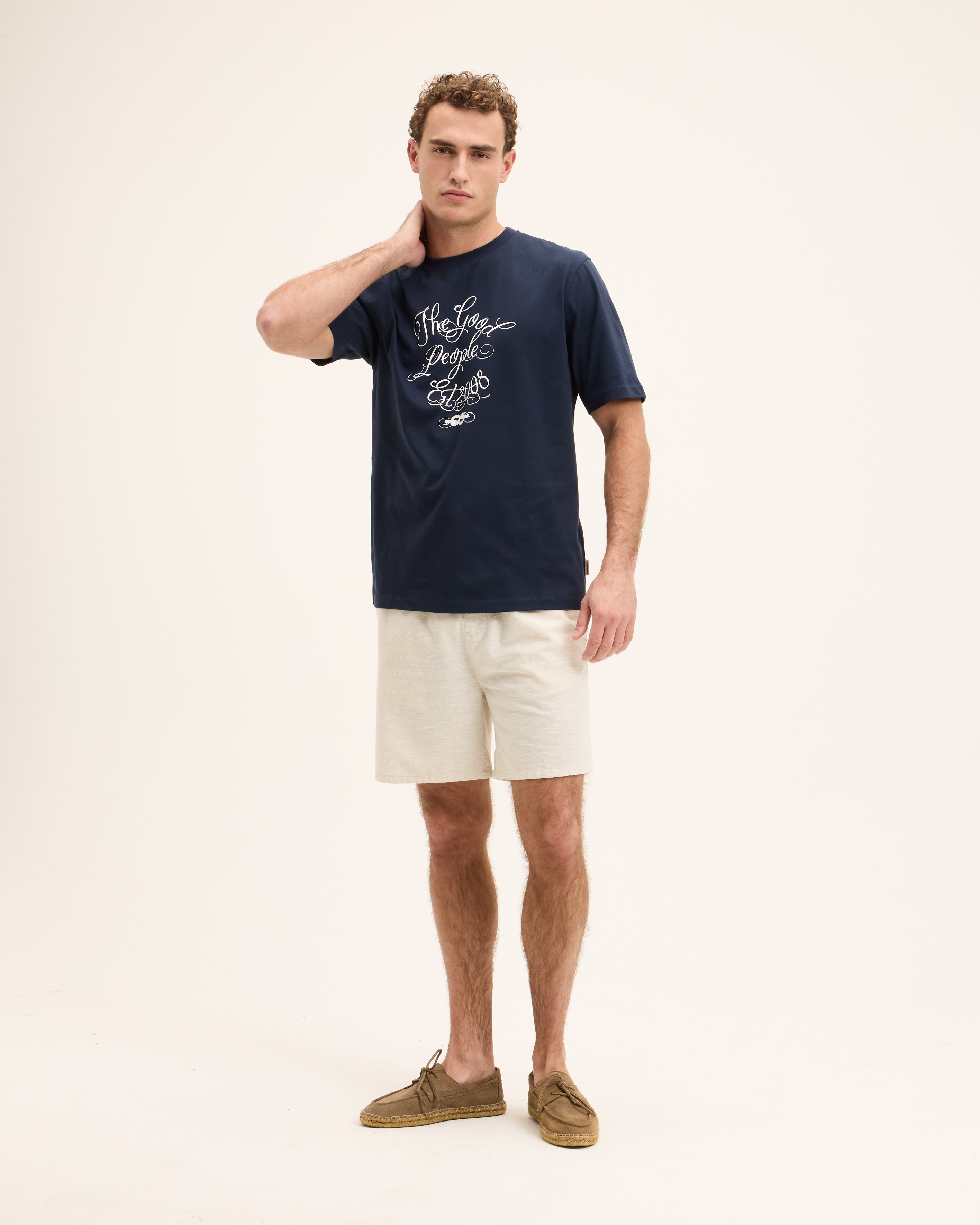 Goodpeople Oscar maglietta cotone navy