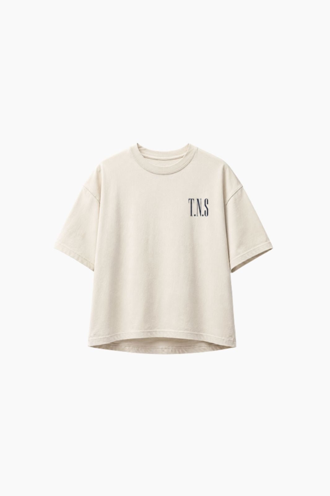 The New Society Mochi Teen T-shirt cotone Black Iris Embroidery