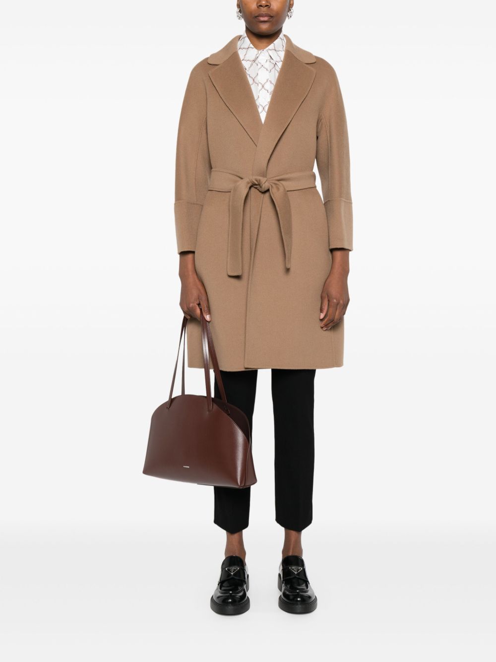 S Max Mara 2529016071600 cappotto lana marrone