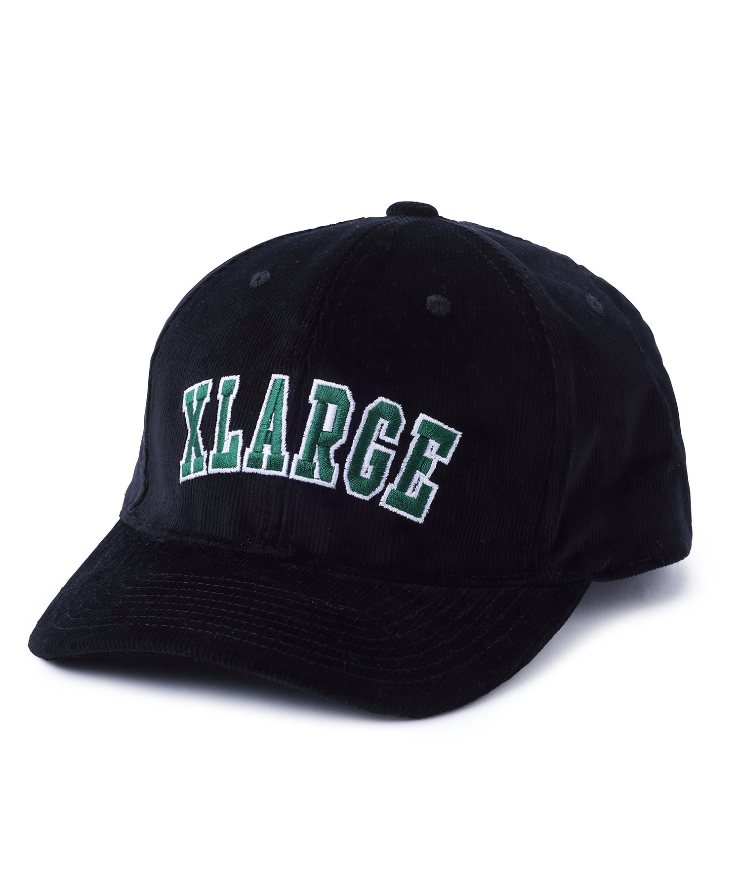X-Large Corduroy Snapback cappello nero