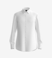 Boss 50555747 camicia bianca uomo cotone
