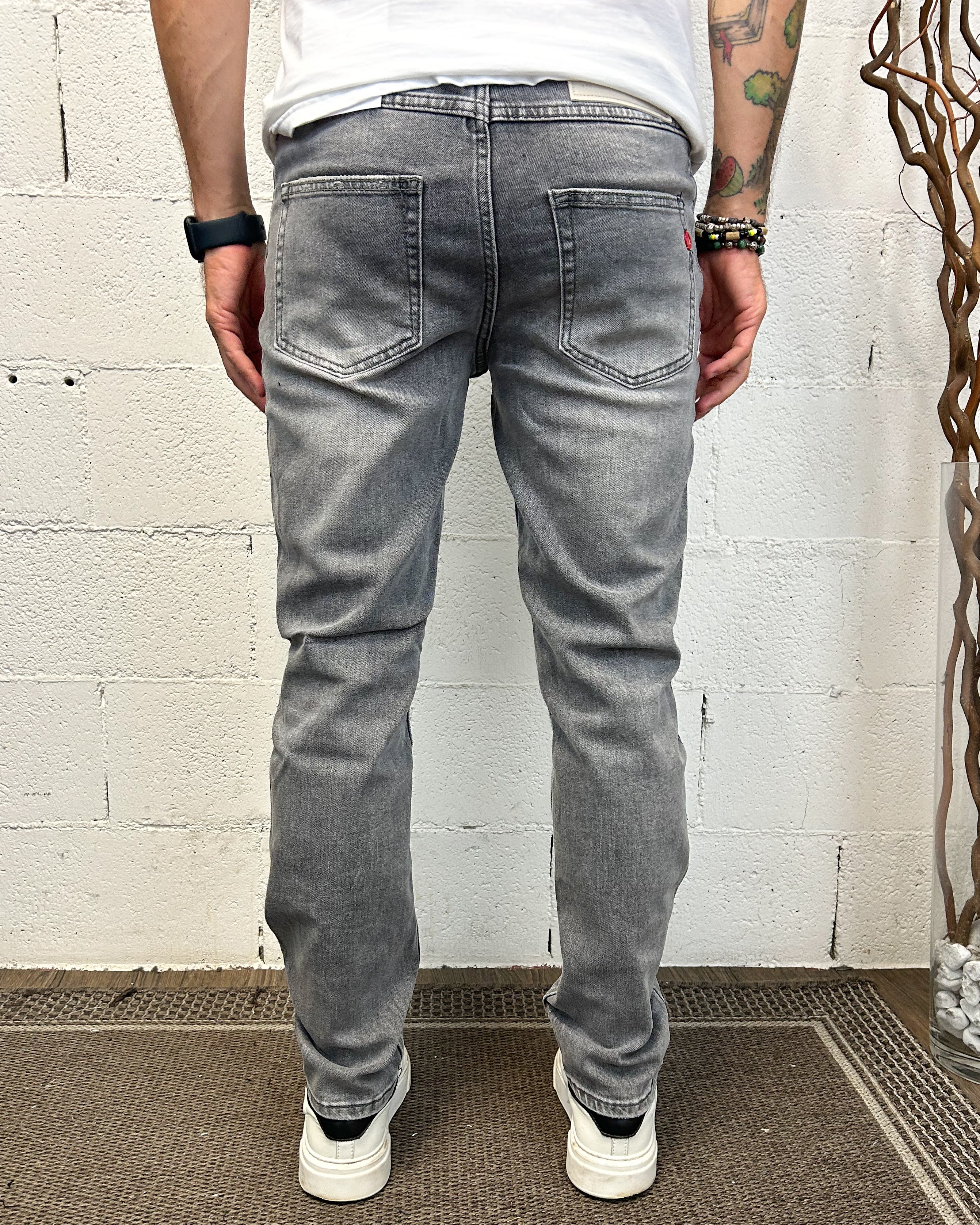 Over-D Luis jeans regular fit grigio