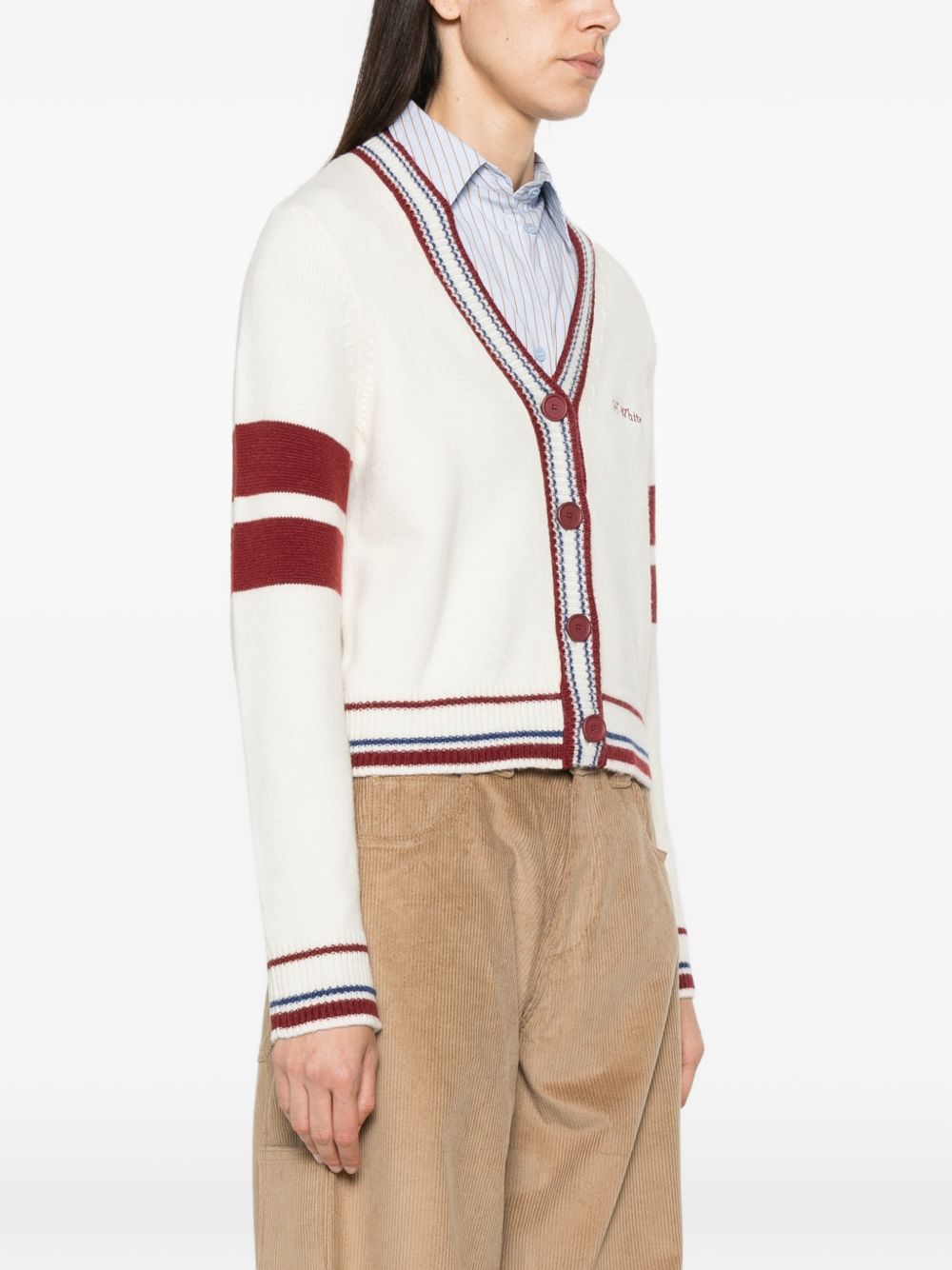 Off-White 2FE00530T Cardigan Donna Ivory