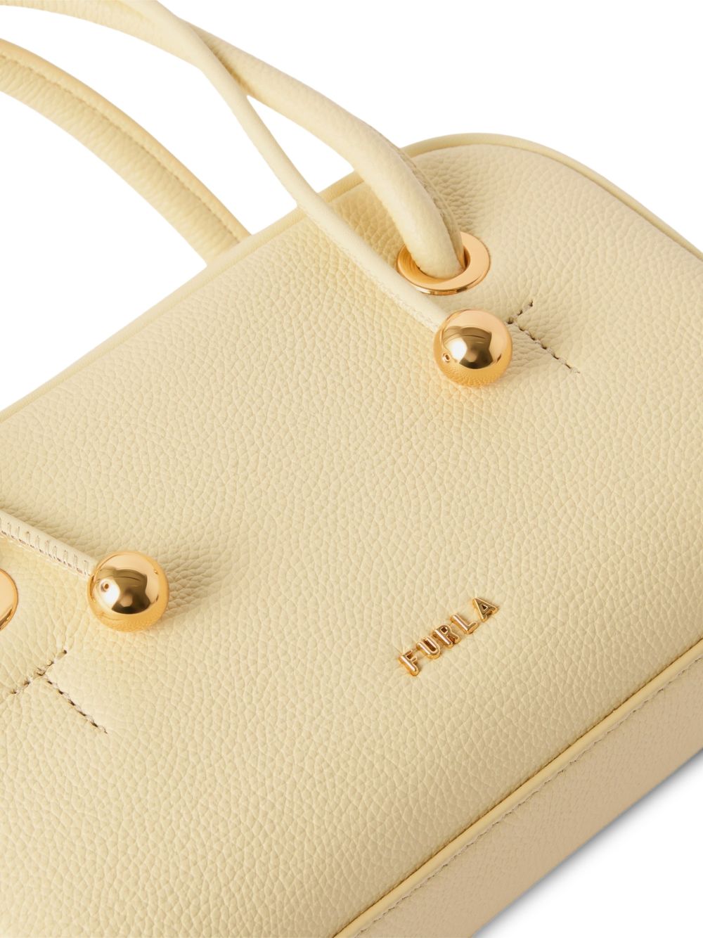 Furla WE00915 borsa a mano gialla pelle