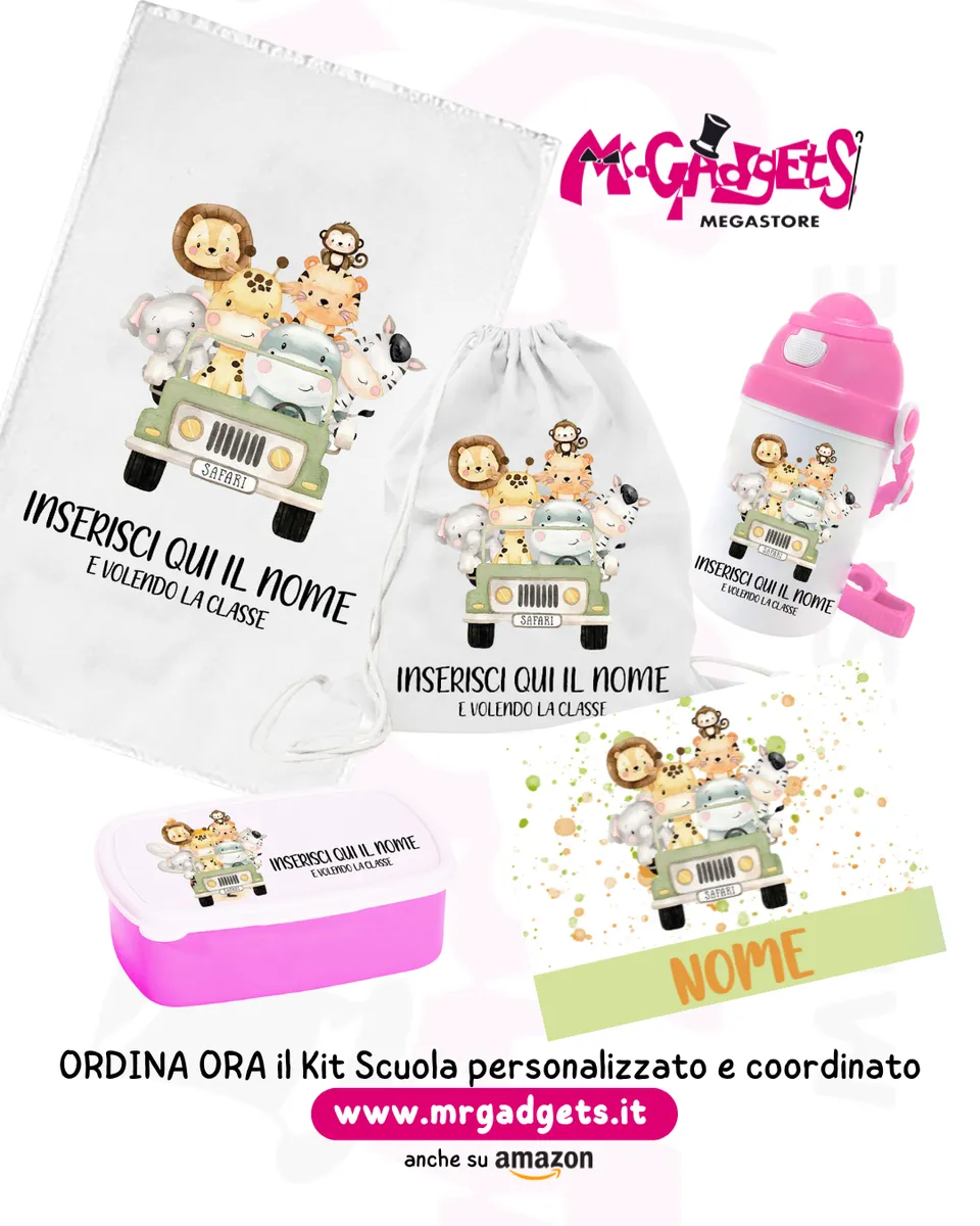 Mr. Gadgets Ape kit scuola macchina animaletti personalizzato
