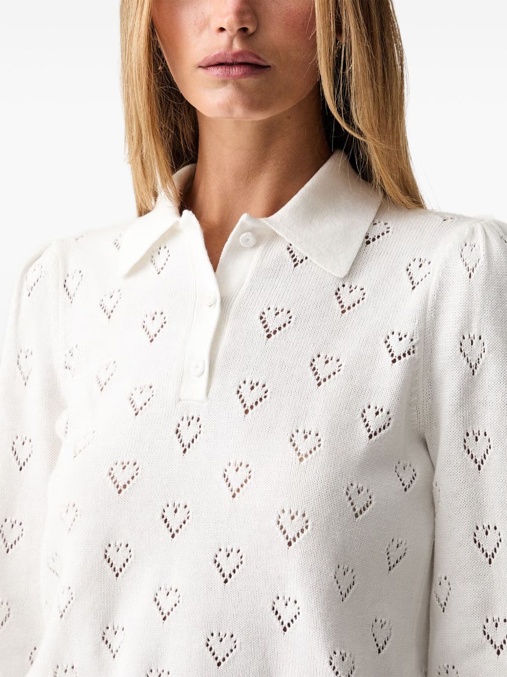 Twinset 262TP3022 polo donna madreperla