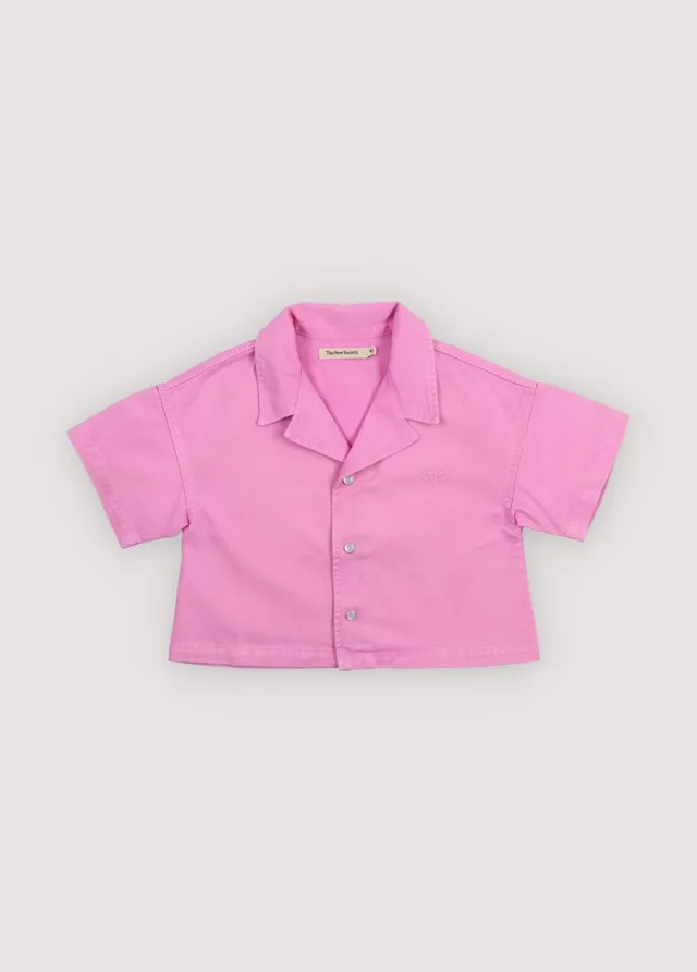 The New Society Bellis Shirt Blush Rose camicia denim 6 anni