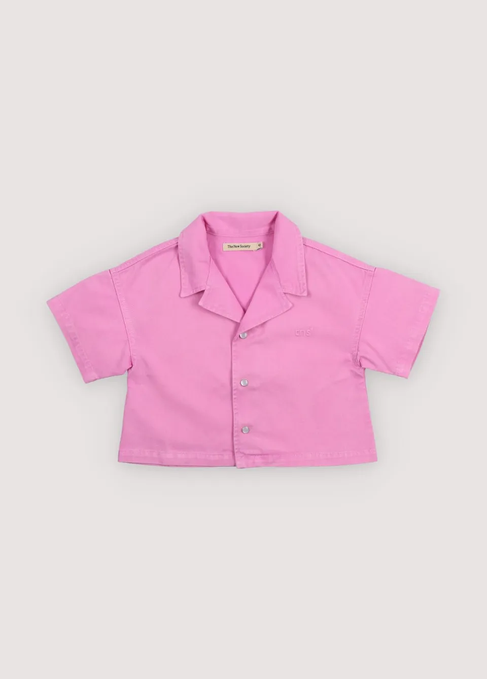 The New Society Bellis Shirt Blush Rose camicia denim 6 anni