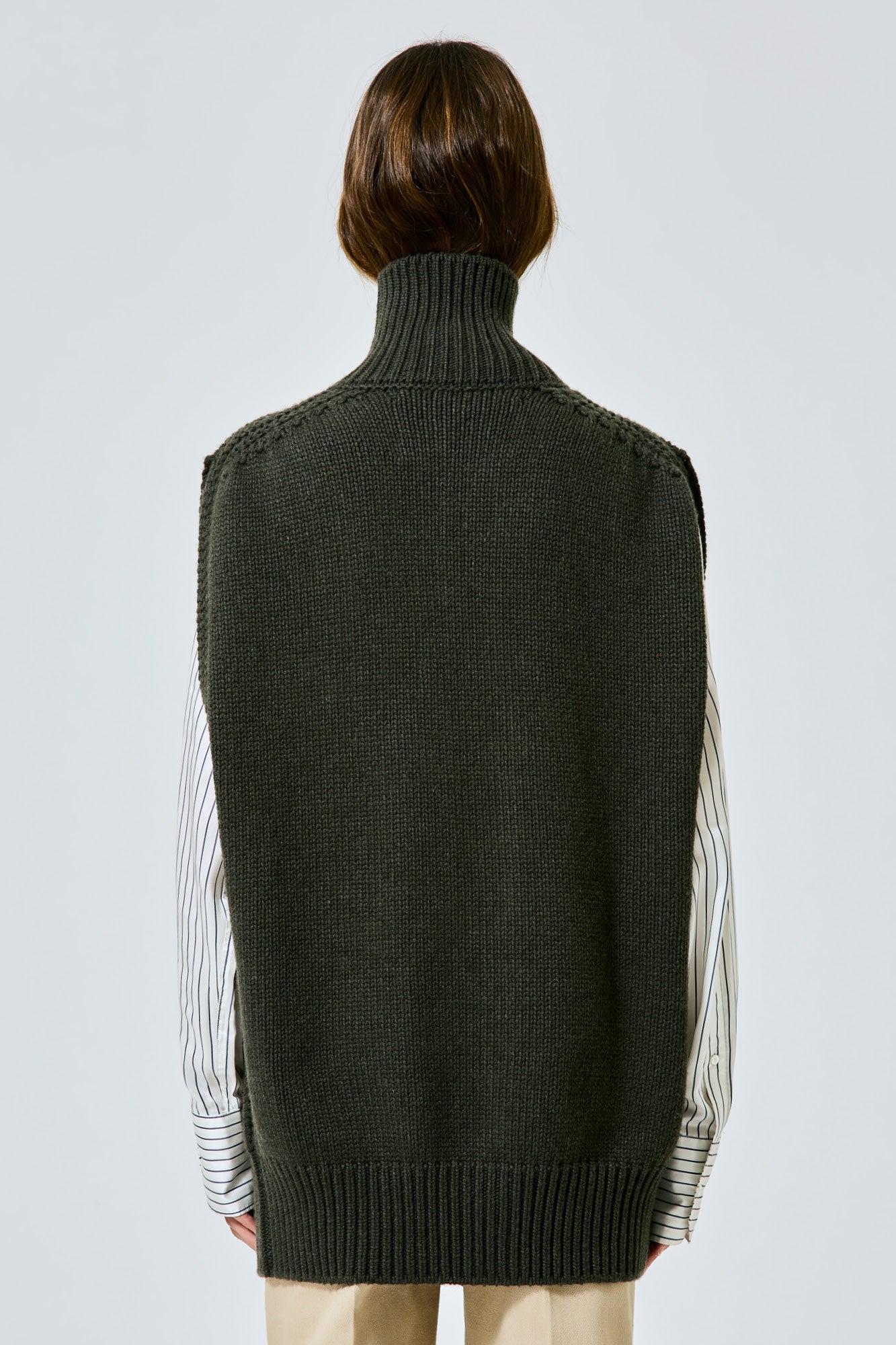 Sa Su Phi Matilda cardigan cashmere verde militare