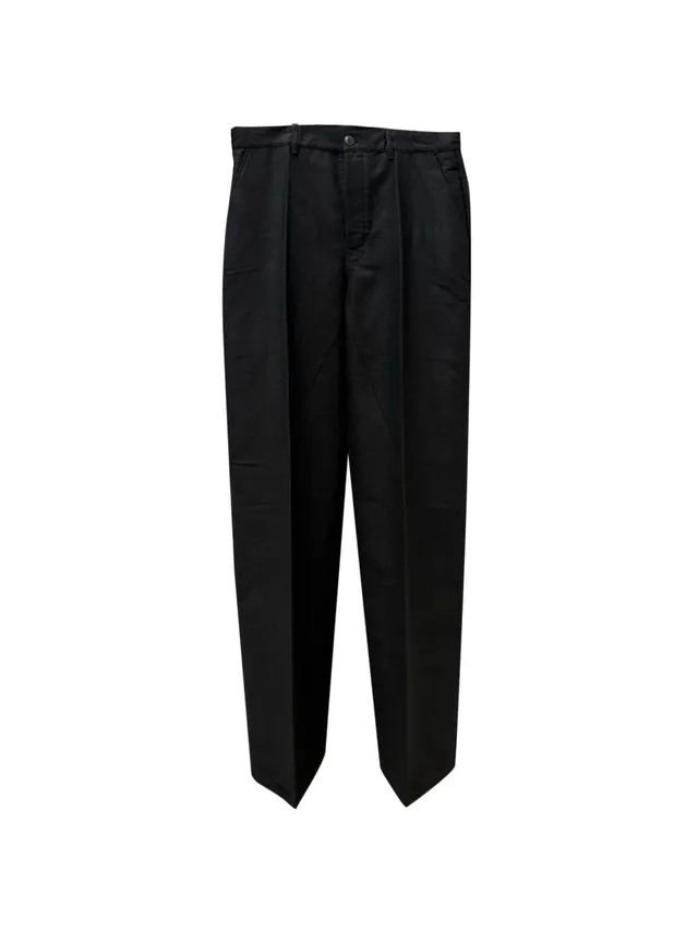 Rick Owens RU02F4332 MOR09 jeans uomo neri