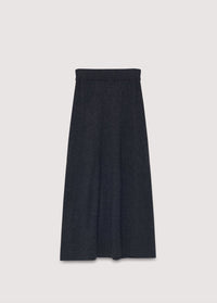 THE NEW SOCIETY Agatha gonna midi grigia cashmere