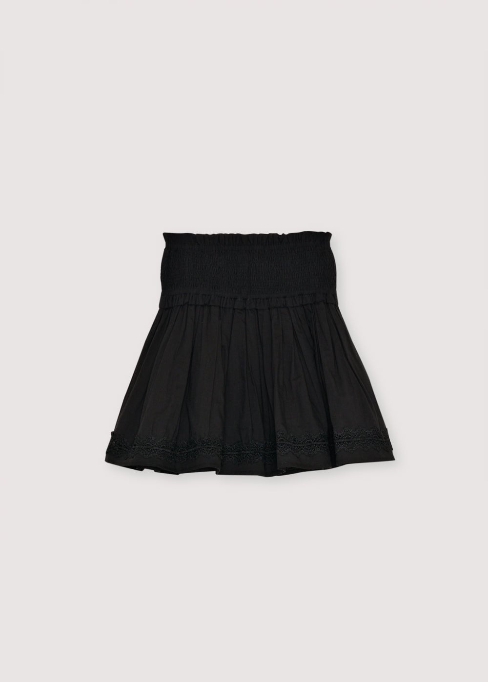 The New Society Dahlia Skirt gonna voile Eclipse Noir