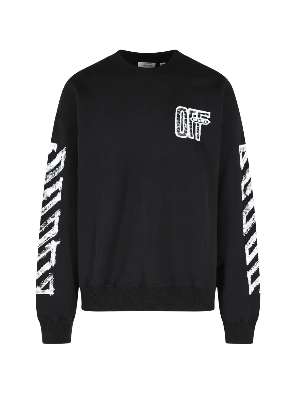 Off-White 4MBA054F26F007001 felpa nera uomo