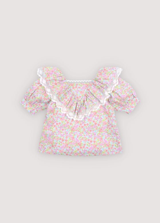 The New Society Rose camicetta bambina Rose Print