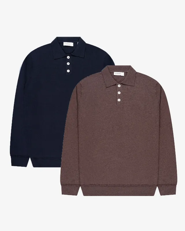 GOODPEOPLE Kario Polo Maglia Cotone 2 Pezzi Regular