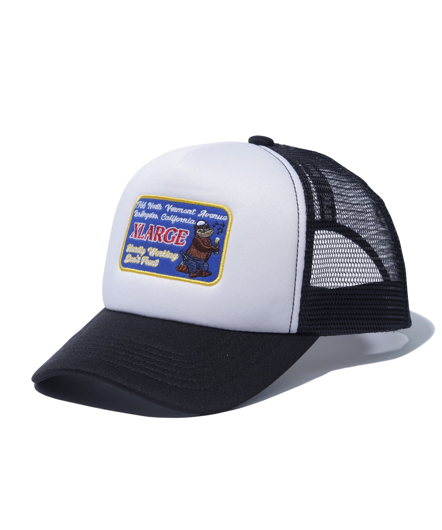 X-Large Bear With Bottles Cap cappellino visiera ricamo