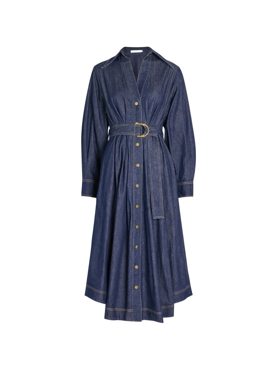 Zimmermann 0521DF26R Abito Lungo Blu Harbour Blue