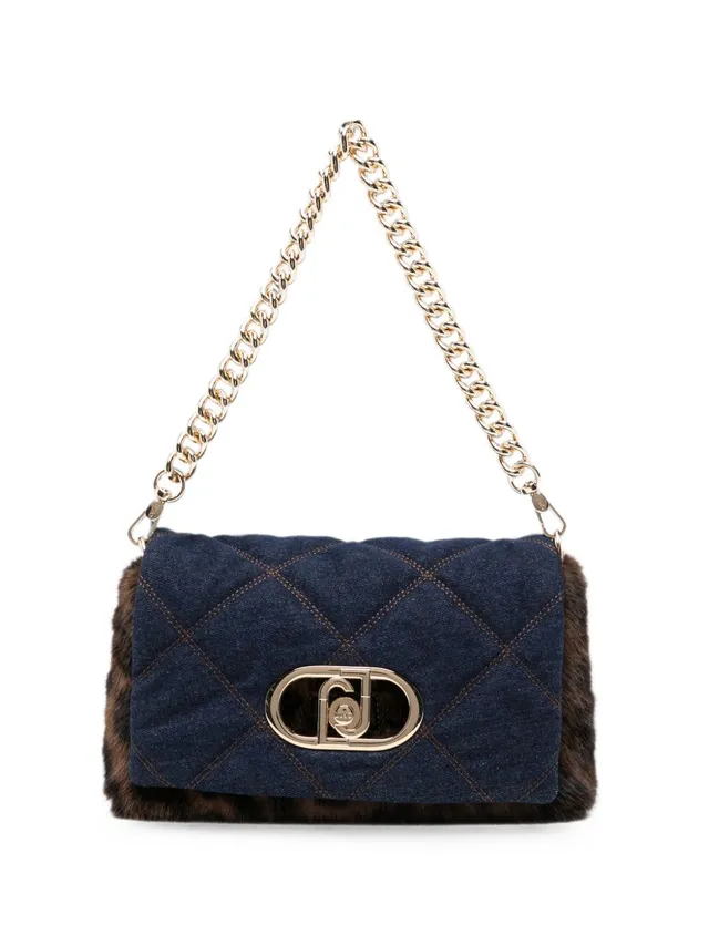 Liu Jo Accessori AF6148E1164 Borsa a Mano Blu Denim