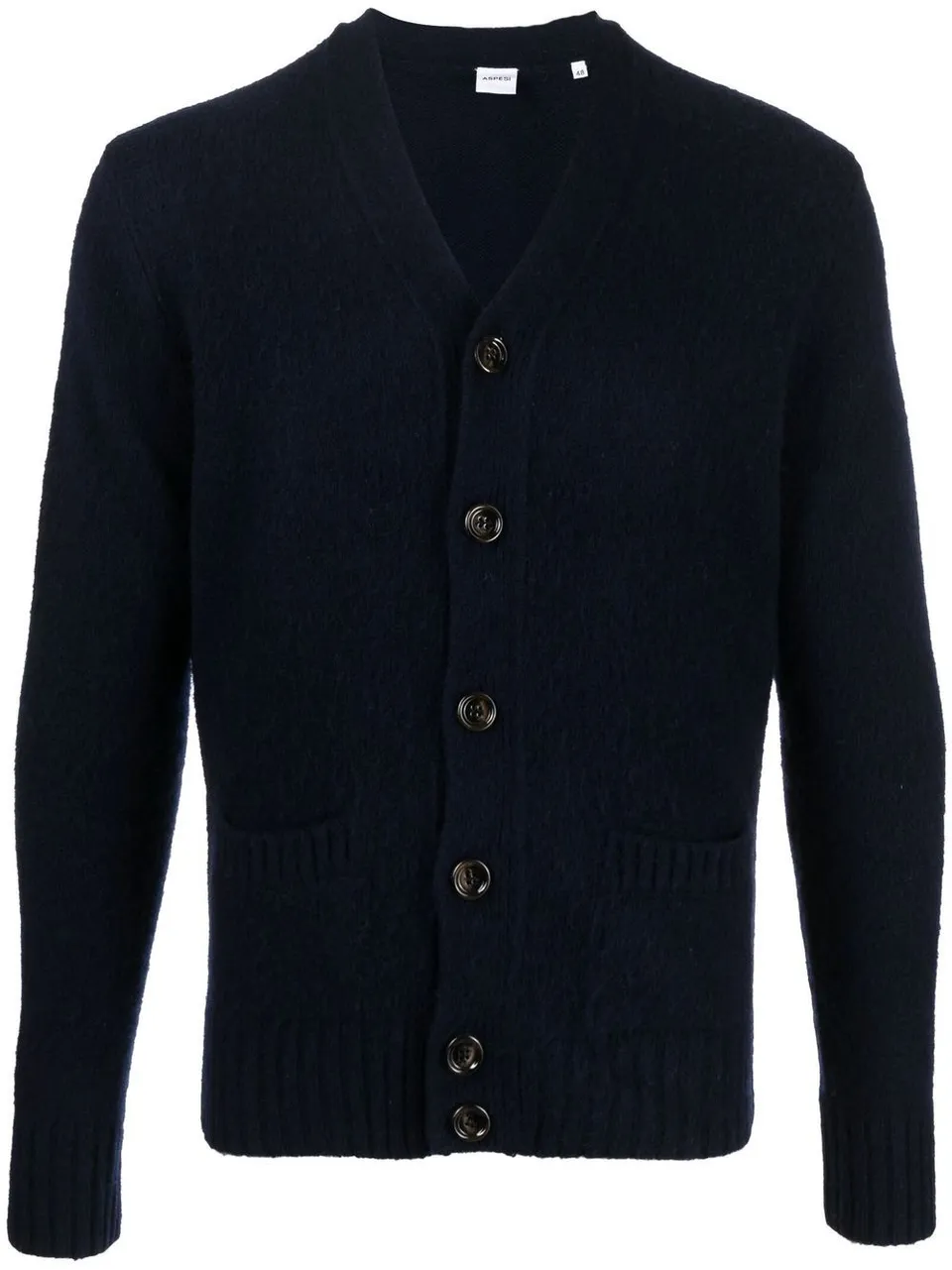 Aspesi M470 cardigan blu uomo