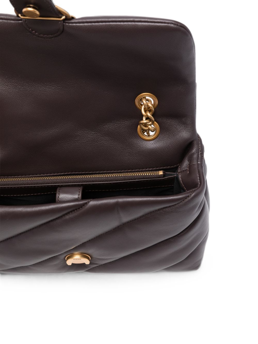 Pinko 107616 borsa a mano marrone