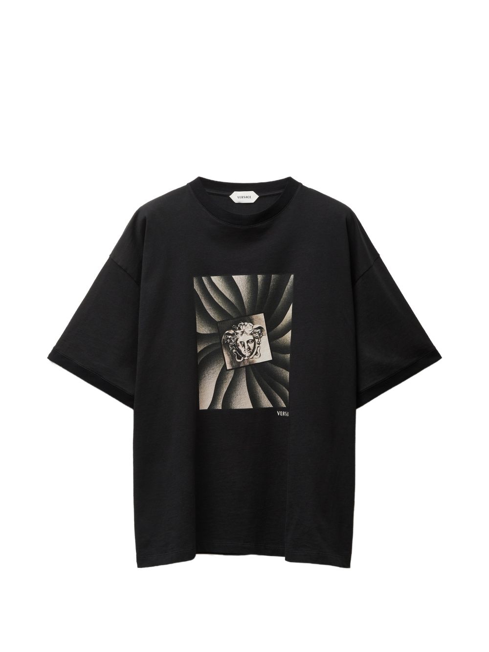 Versace 1026093 t-shirt nera cotone