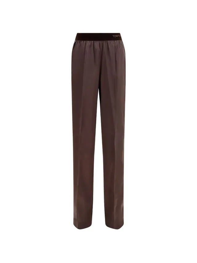 Tom Ford PAW683 pantaloni espresso donna