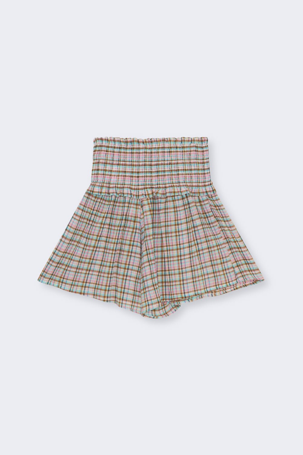 The New Society Zinnia shorts Zinnia Check quadri