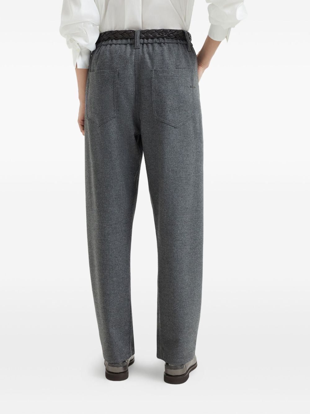 Brunello Cucinelli MB162P8417 pantaloni grigio medio